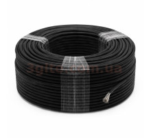 Кабель силиконовый 16 AWG 1.31 мм², -60°C до +200°C, 600V/1000V черный